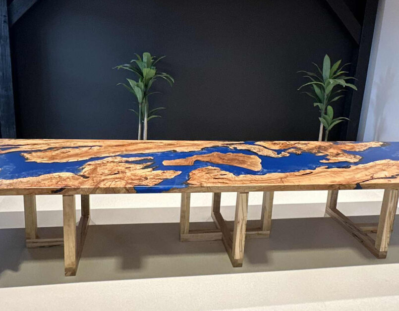Epoxy River Tables: The Furniture Trend That Flows With Style