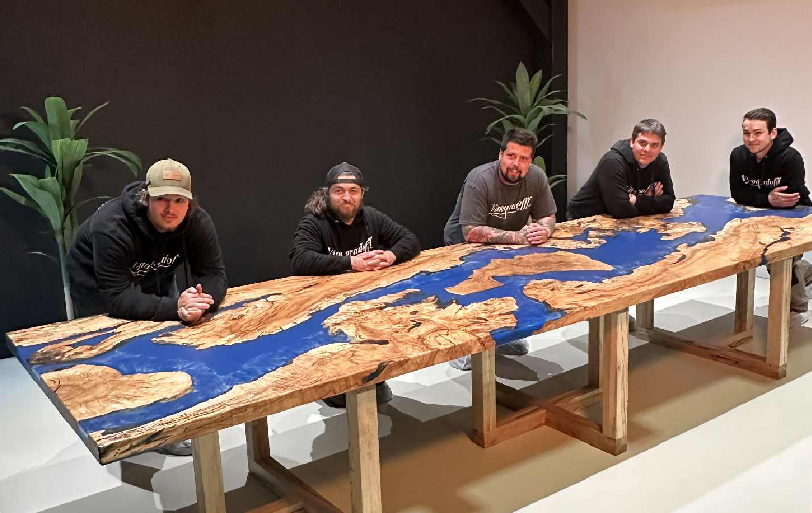 Our Biggest Project Yet_ Crafting the Caribbean-Inspired Spalted Maple River Table